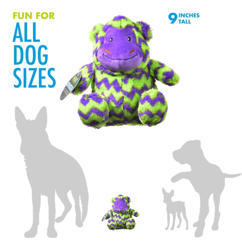 Hero Chuckles, Plush Squeaky Dog Toy, Durable Stuffed Animal with 3 in 1 Squeaker - Image 3